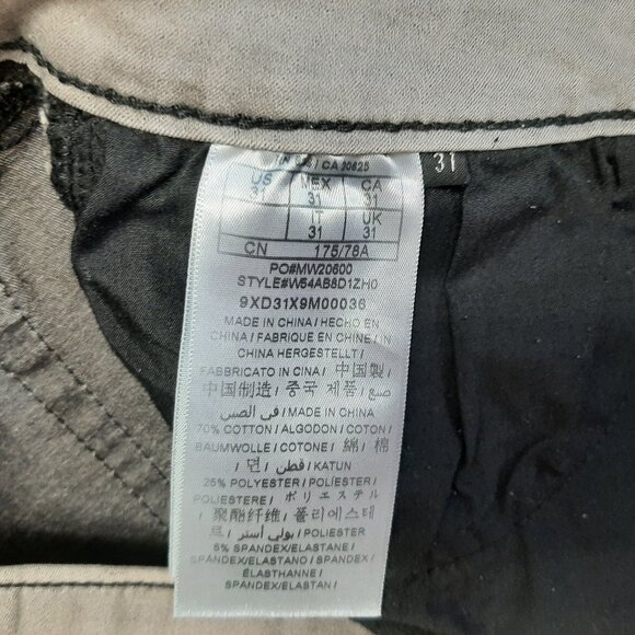 Guess Woman's Marilyn 3 Zip Gray Skinny Jeans Size 31 - Picture 10 of 11